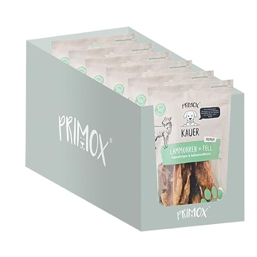 PRIMOX® Lammohren mit Fell, 6 x 100 g von Primox