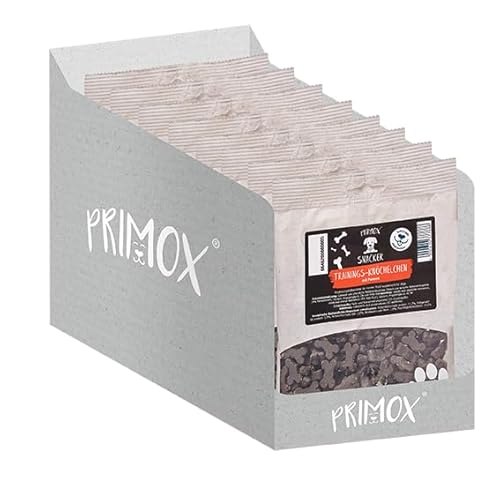 PRIMOX Trainings-Knöchelchen mit Pansen, 8 x 150g I Hundeleckerli für Training & Belohnung | saftig & Soft | Handlich & schmackhaft von Primox