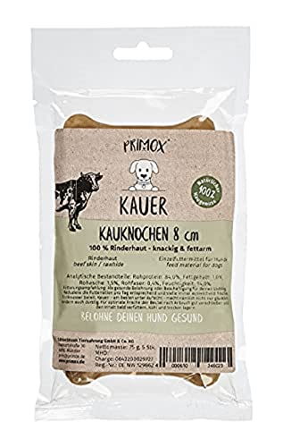 Primox Kauknochen 8cm, 75g | Gesunder Kausnack für Hunde | 100% natürlich | Zanhpflege & Beschäftigung Primox Kauknochen 8cm, 75g | Gesunder Kausnack für Hunde | 100% natürlich | Zanhpflege & Beschäftigung von Primox