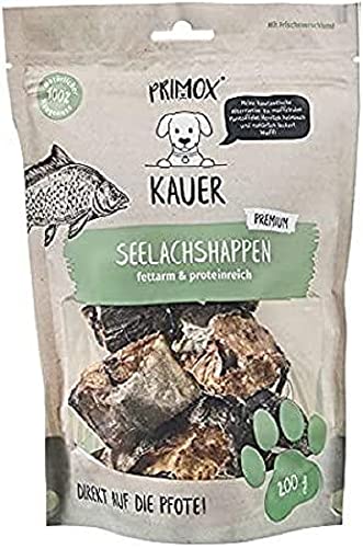 Primox Seelachshappen - fettarmer & proteinreicher Kaunsnack für Hunde - Hundeleckerlie/Kauknochen/Zahnpflege, 1er Pack (1 x 0.20 kilograms) von Primox