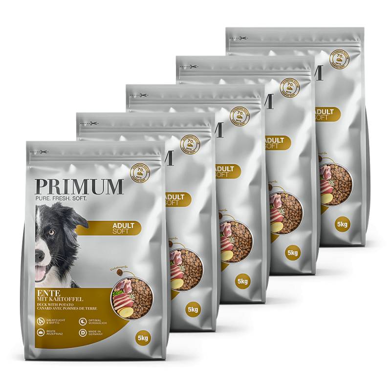 Primum | Ente mit Kartoffel | Soft Adult | 5 x 5 kg von Primum