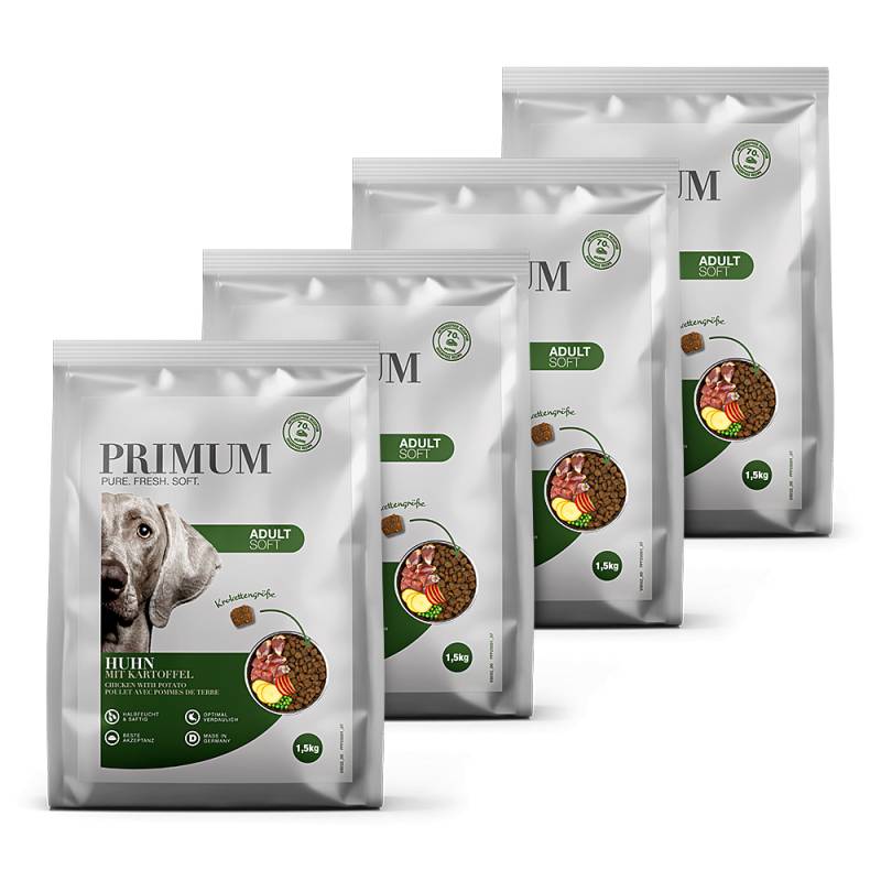 Primum | Huhn mit Kartoffel | Soft Adult | 4 x 1,5 kg von Primum