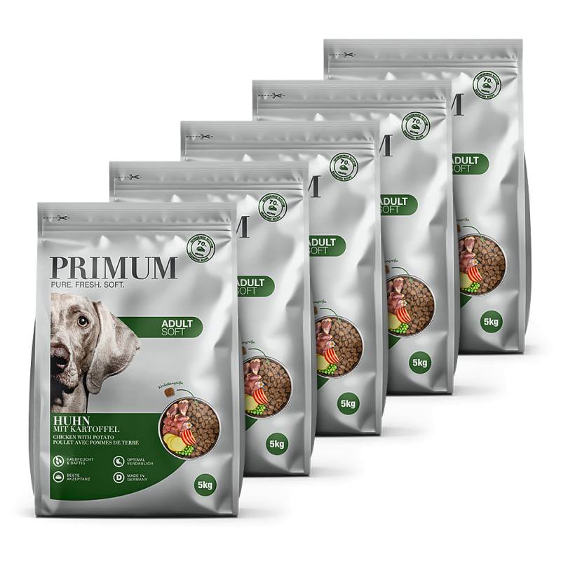 Primum | Huhn mit Kartoffel | Soft Adult | 5 x 5 kg von Primum