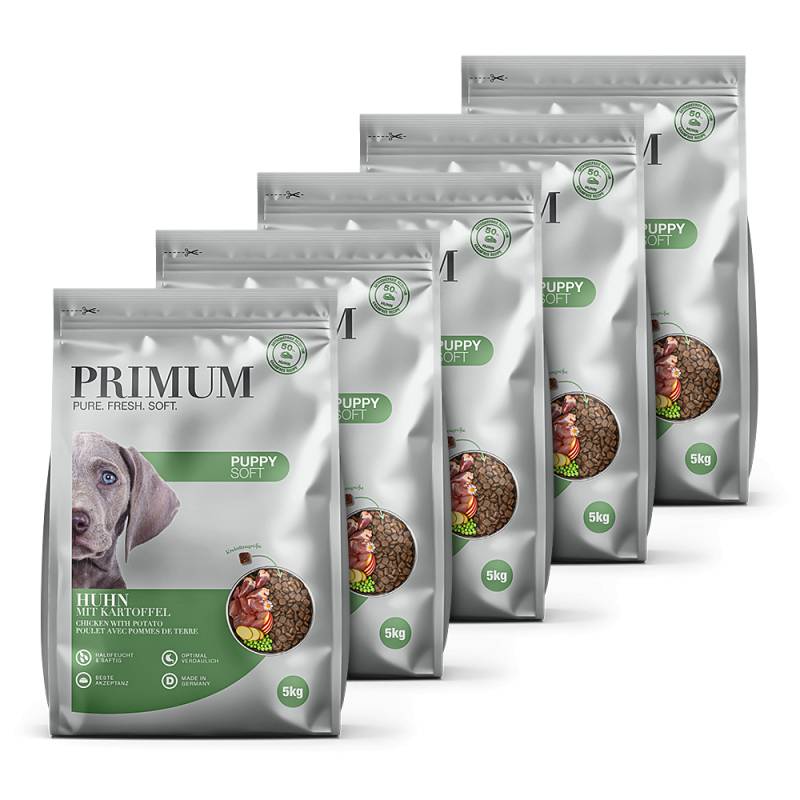 Primum | Huhn mit Kartoffel | Soft Puppy | 5 x 5 kg von Primum