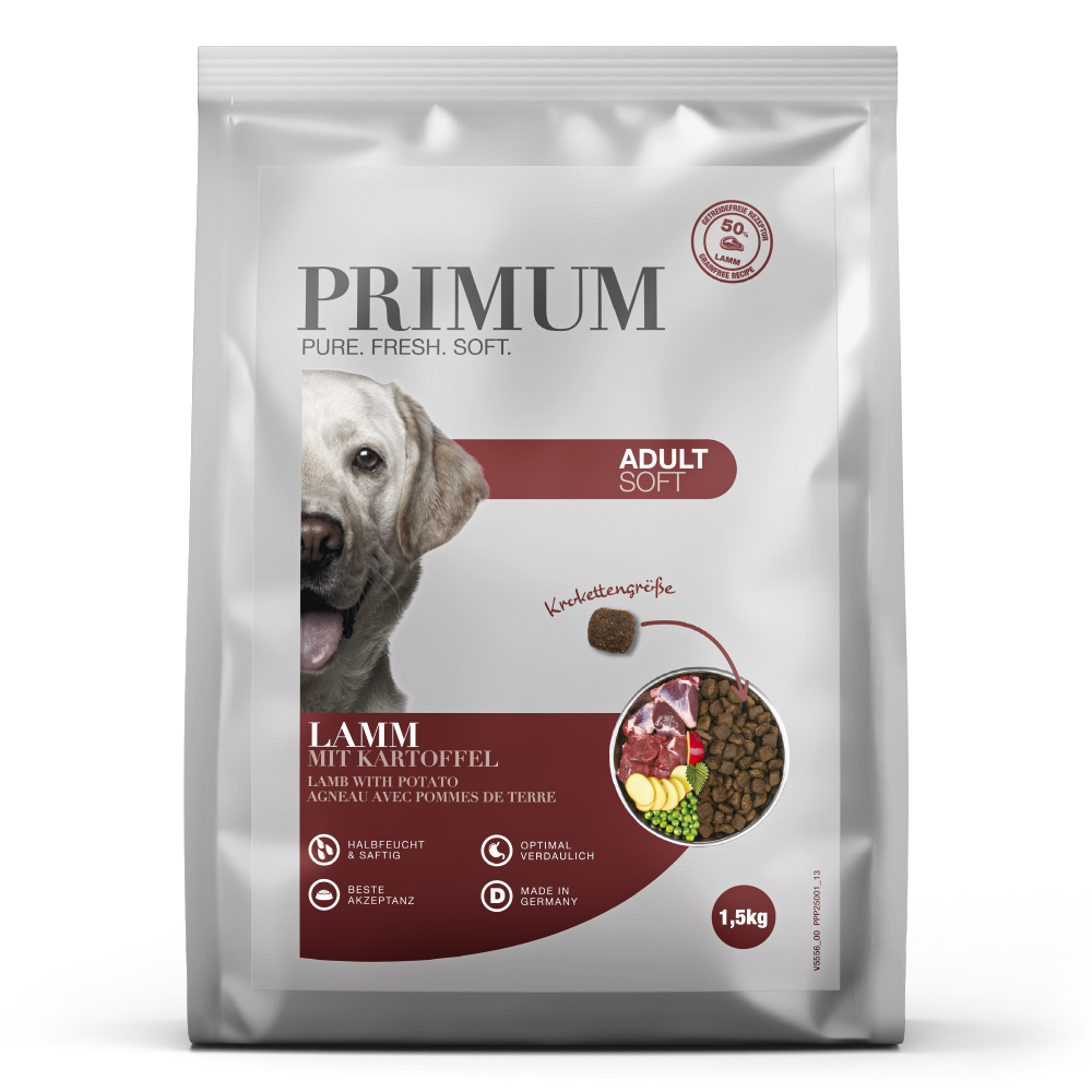 Primum | Lamm mit Kartoffel | Soft Adult | 1,5 kg von Primum