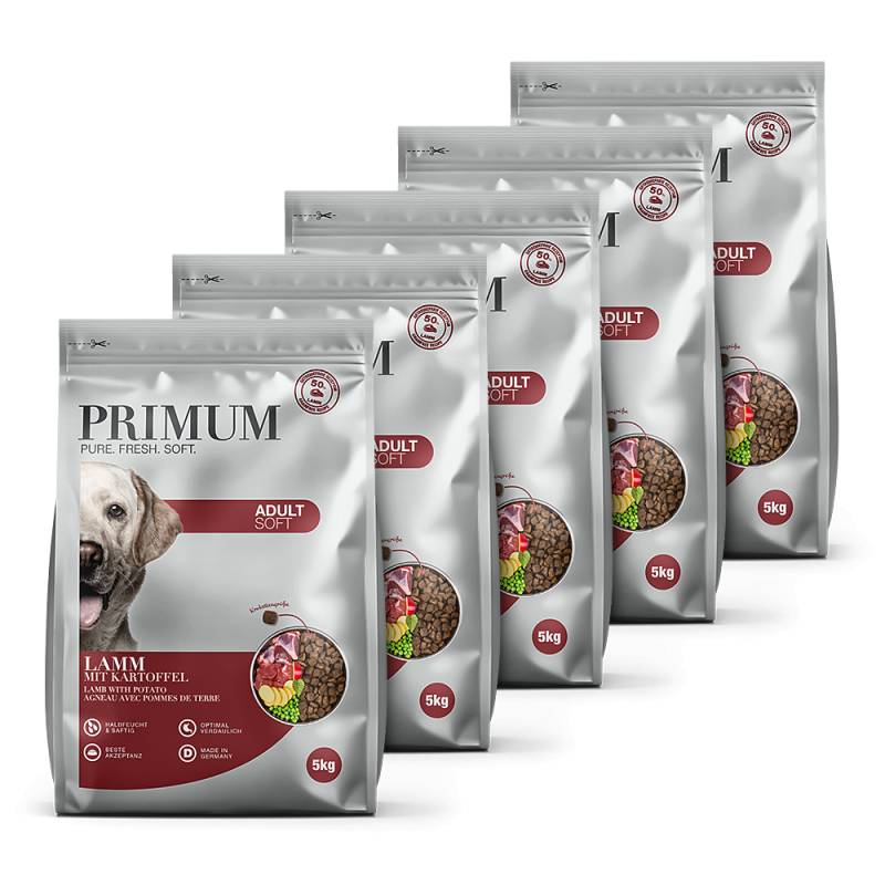 Primum | Lamm mit Kartoffel | Soft Adult | 5 x 5 kg von Primum