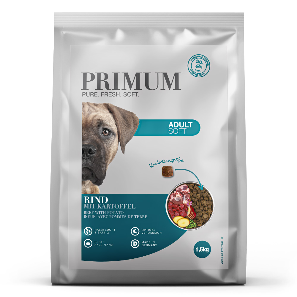 Primum | Rind mit Kartoffel | Soft Adult | 1,5 kg von Primum