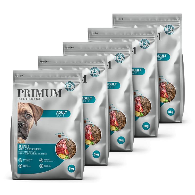 Primum | Rind mit Kartoffel | Soft Adult | 5 x 5 kg von Primum