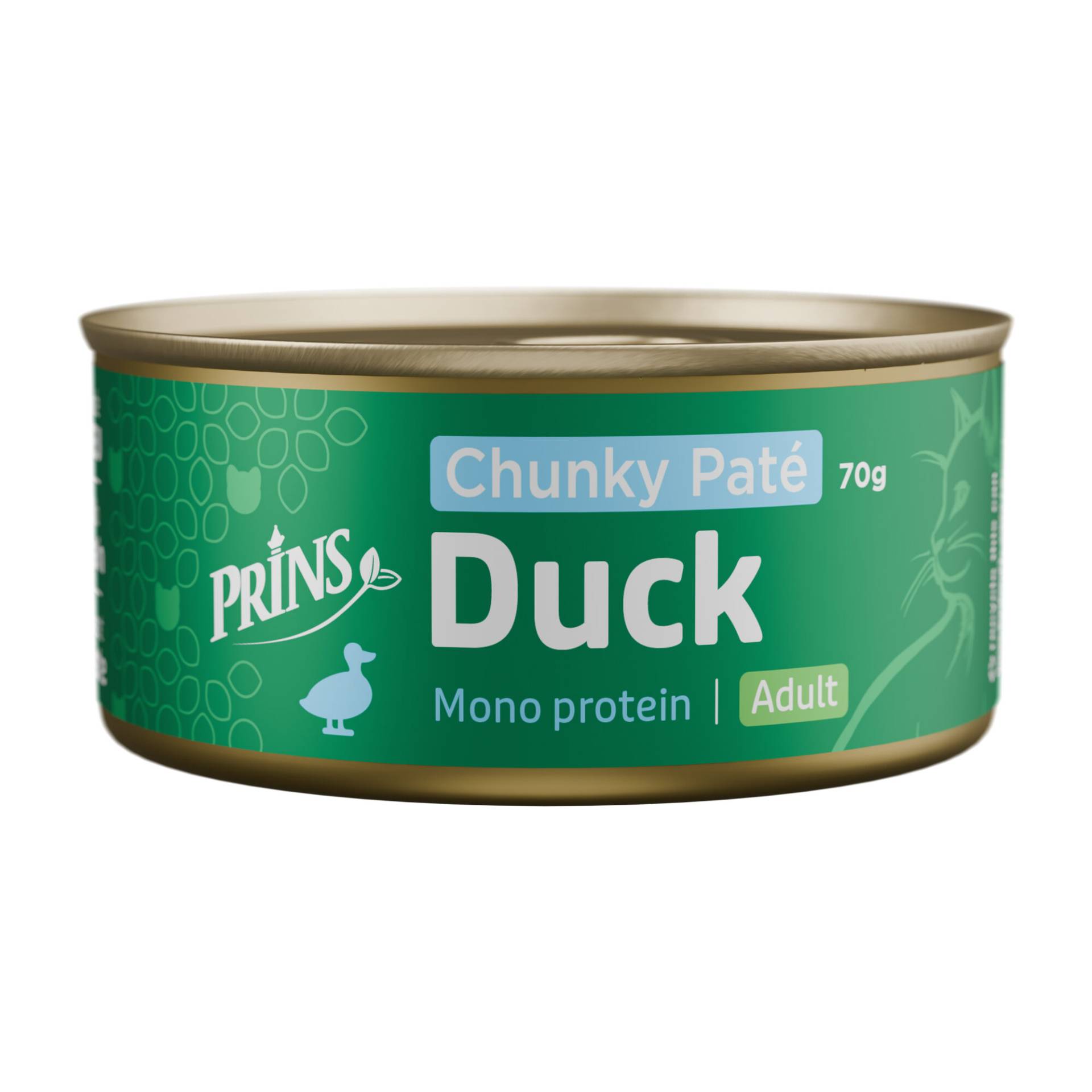 Prins Chunky Paté - Katzenfutter - Ente - 48 x 70 g Prins Chunky Paté - Katzenfutter - Ente - 48 x 70 g von Prins