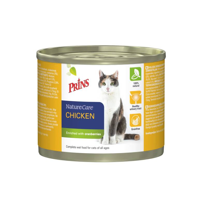 Prins NatureCare Cat - Chicken - 6 x 200 g von Prins