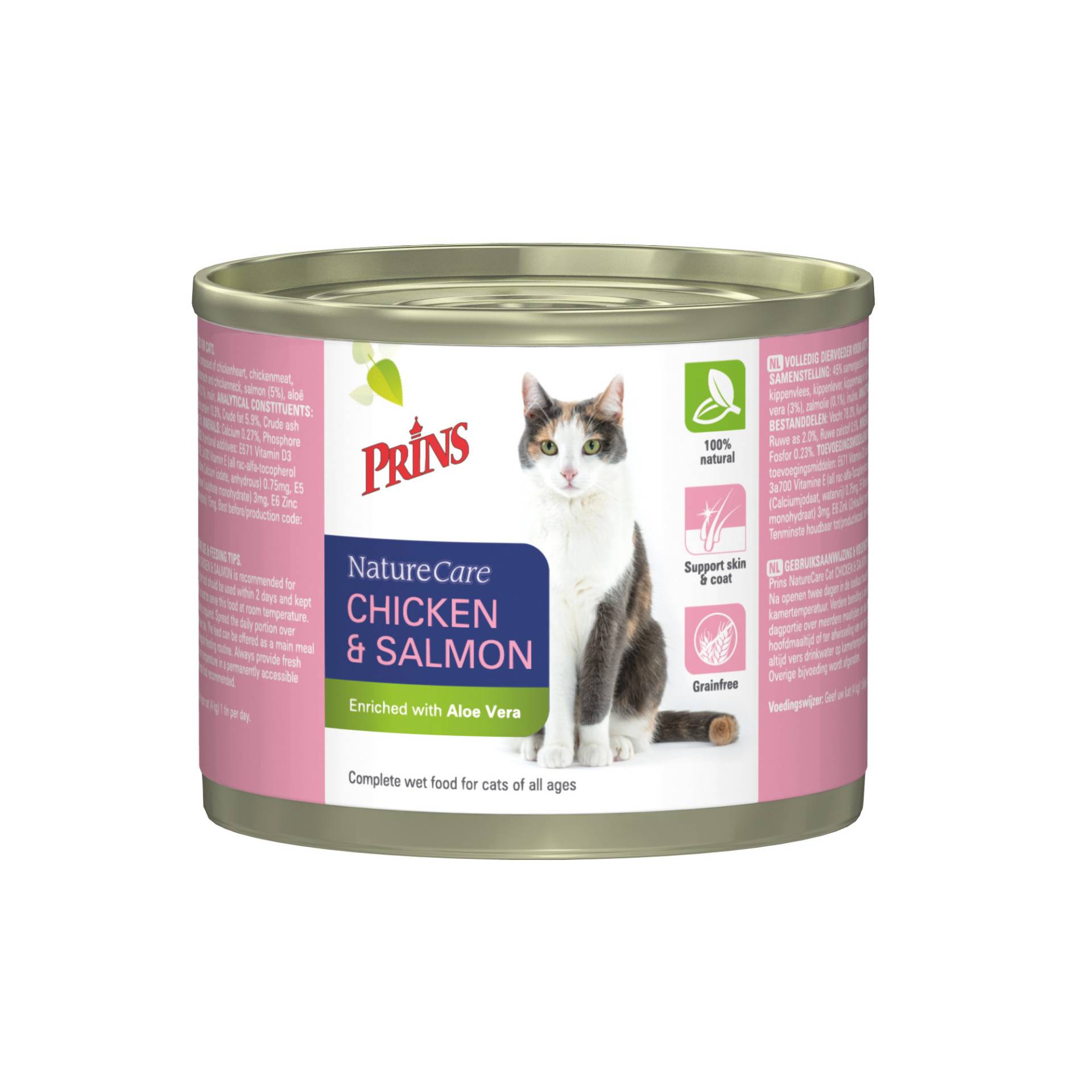 Prins NatureCare Cat - Chicken & Salmon - 6 x 200 g von Prins