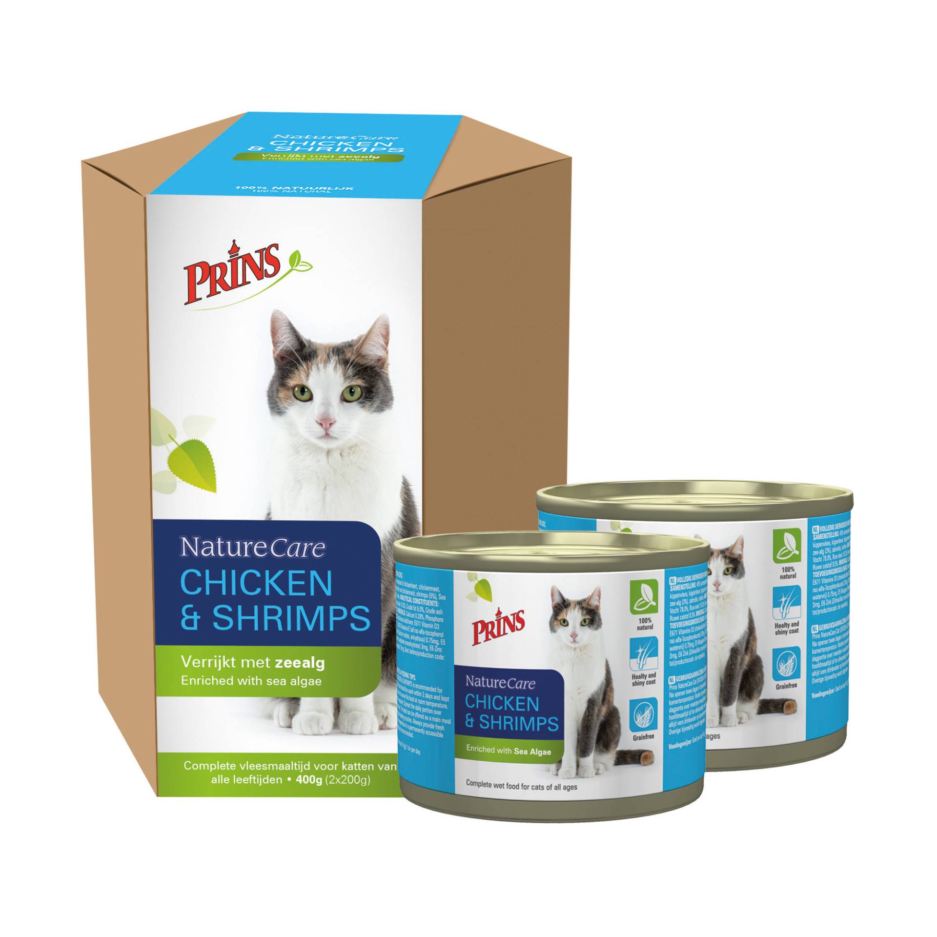 Prins NatureCare Cat - Chicken & Shrimps - 12 x 200 g Prins NatureCare Cat - Chicken & Shrimps - 12 x 200 g von Prins