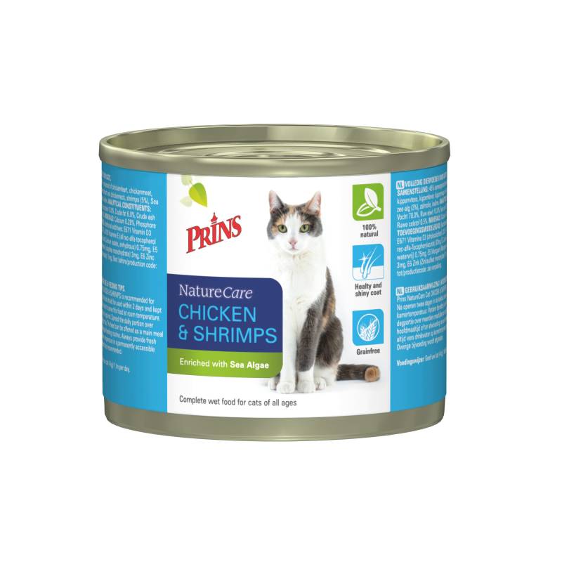 Prins NatureCare Cat - Chicken & Shrimps - 6 x 200 g Prins NatureCare Cat - Chicken & Shrimps - 6 x 200 g von Prins