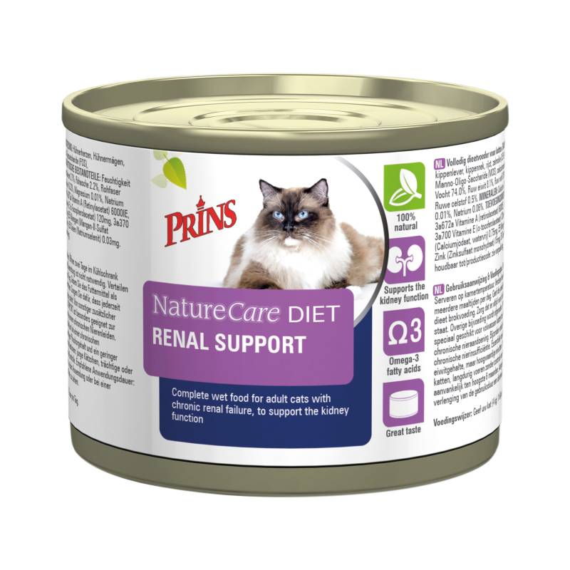 Prins NatureCare Diet Cat Renal Support - 6 x 200 g von Prins