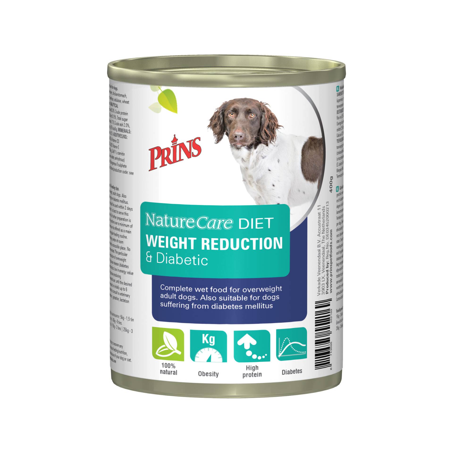 Prins NatureCare Diet Dog Weight Reduction & Diabetic - 6 x 400 g von Prins