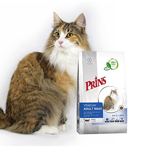 Prins VitalCare Adult Maxi 5 kg Katzenfutter Trockenfutter für aktive größere Katzen - knusprige Brocken von Prins