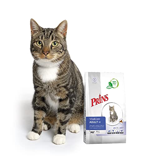 Prins VitalCare Adult Fit 1,5 kg Katzenfutter Trockenfutter für aktive Katzen - knusprige Brocken von Prins