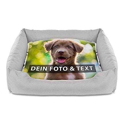 PR Print Royal Hundebett selbst gestalten mit eigenem Foto - Hundekorb mit Kissen - Geschenke für Hundebesitzer, Tierbett 65 x 55 cm I Personalisierbar PR Print Royal Hundebett selbst gestalten mit eigenem Foto - Hundekorb mit Kissen - Geschenke für Hundebesitzer, Tierbett 65 x 55 cm I Personalisierbar von PR Print Royal