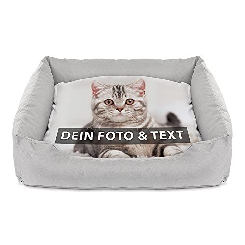 PR Print Royal Katzenbett selbst gestalten mit eigenem Foto - Katzenbett mit Kissen - Geschenke für Katzenliebhaber, Tierbett 65 x 55 cm I Personalisierbar PR Print Royal Katzenbett selbst gestalten mit eigenem Foto - Katzenbett mit Kissen - Geschenke für Katzenliebhaber, Tierbett 65 x 55 cm I Personalisierbar von PR Print Royal