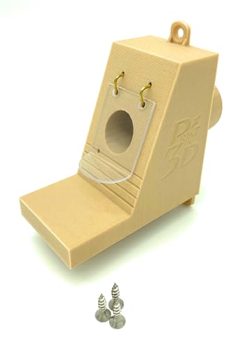 Kleiner Hummelklappenvorbau mit Flansch 25mm, Hummelklappe/Wachsmottensperre für Ihren Hummelkasten Kleiner Hummelklappenvorbau mit Flansch 25mm, Hummelklappe/Wachsmottensperre für Ihren Hummelkasten von Printin3D