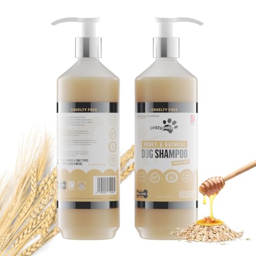Hundeshampoo für Hunde, HaferflockenShampoo für Hunde, professionelles pHAusgewogen, tierversuchsfrei, silikon und parabanfrei, welpenfreundlich, hergestellt in Großbritannien (500 ml mit Pumpe) Hundeshampoo für Hunde, HaferflockenShampoo für Hunde, professionelles pHAusgewogen, tierversuchsfrei, silikon und parabanfrei, welpenfreundlich, hergestellt in Großbritannien (500 ml mit Pumpe) von Pritty Pets