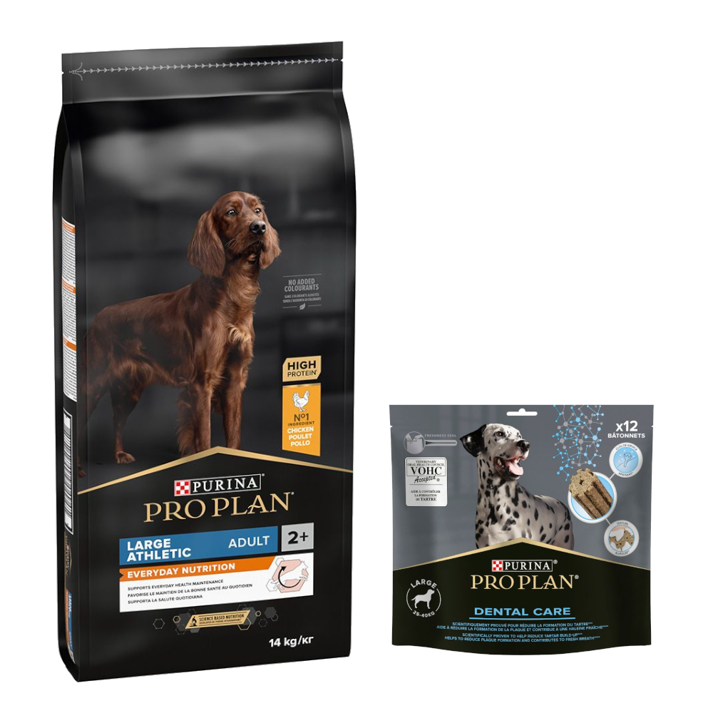 14 kg PURINA PRO PLAN Adult + 426 g Dental Care Snach für große Hunde gratis! - Large Athletic Everyday Nutrition 14 kg PURINA PRO PLAN Adult + 426 g Dental Care Snach für große Hunde gratis! - Large Athletic Everyday Nutrition von Pro Plan