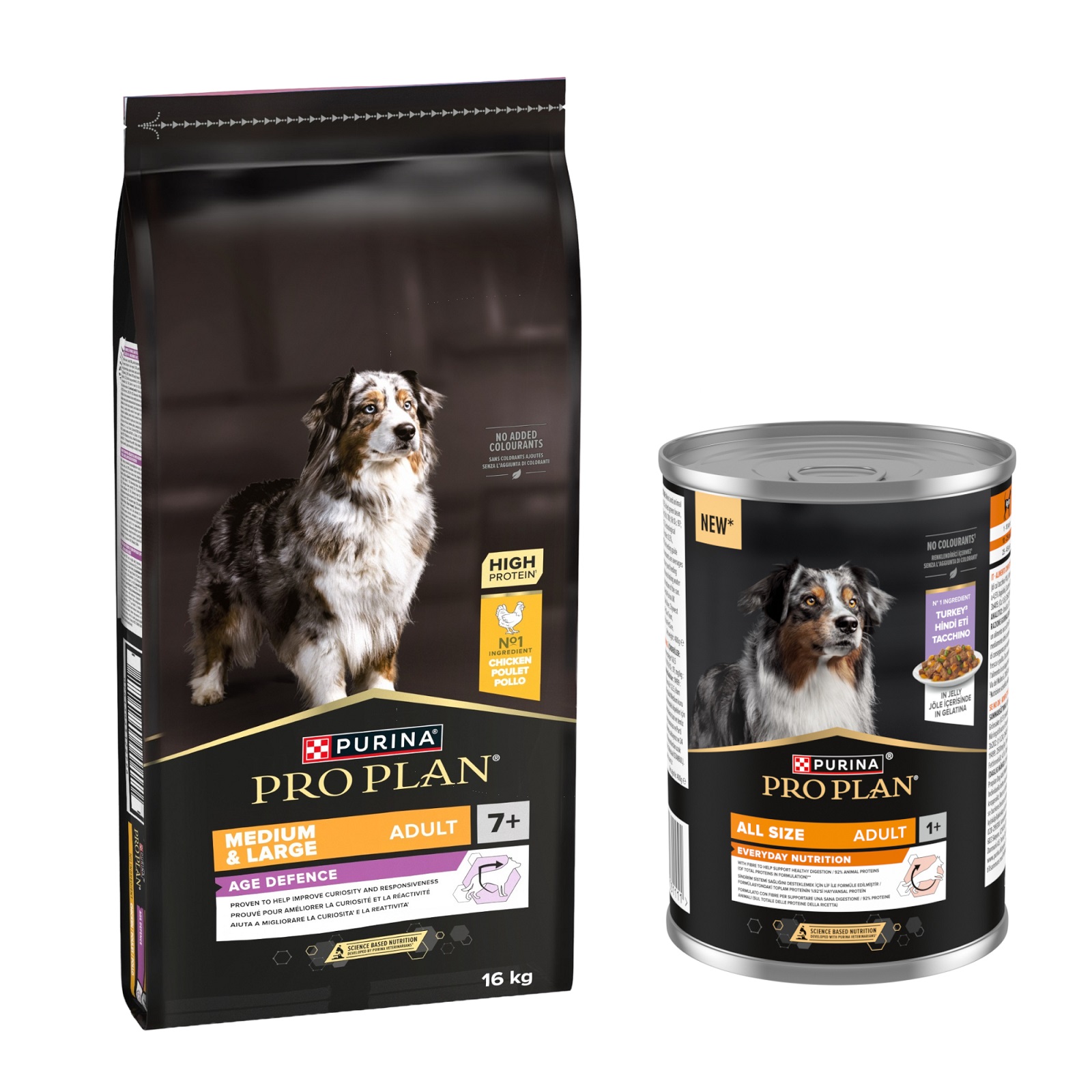 16 kg Pro Plan + 3 kg Trokenfutter / 12 x 400 g Nassfutter gratis! - 16 kg Medium & Large Adult 7+ Age Defence + 12 x 400 g Everyday Nutrition in Jelly 16 kg Pro Plan + 3 kg Trokenfutter / 12 x 400 g Nassfutter gratis! - 16 kg Medium & Large Adult 7+ Age Defence + 12 x 400 g Everyday Nutrition in Jelly von Pro Plan