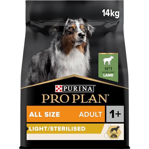 PRO PLAN Hund für Erwachsene, leicht, sterilisiert, Lamm, 14 kg von Pro Plan