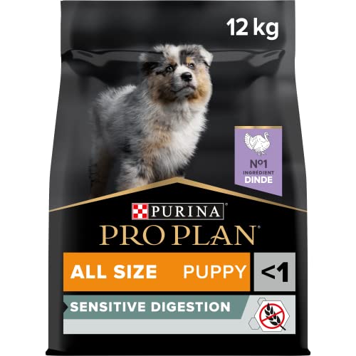 PRO PLAN Hund ohne Getreide Puppy Sensitive Verdauung Truthahn 12 kg von Pro Plan