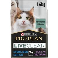PRO PLAN Liveclear Sterilised Senior 7+ Truthahn 1,4 kg von Pro Plan