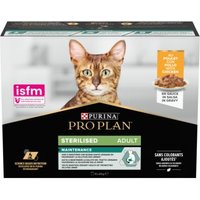 PRO PLAN Nutri Savour Adult Sterilised mit Huhn 10x85 g von Pro Plan