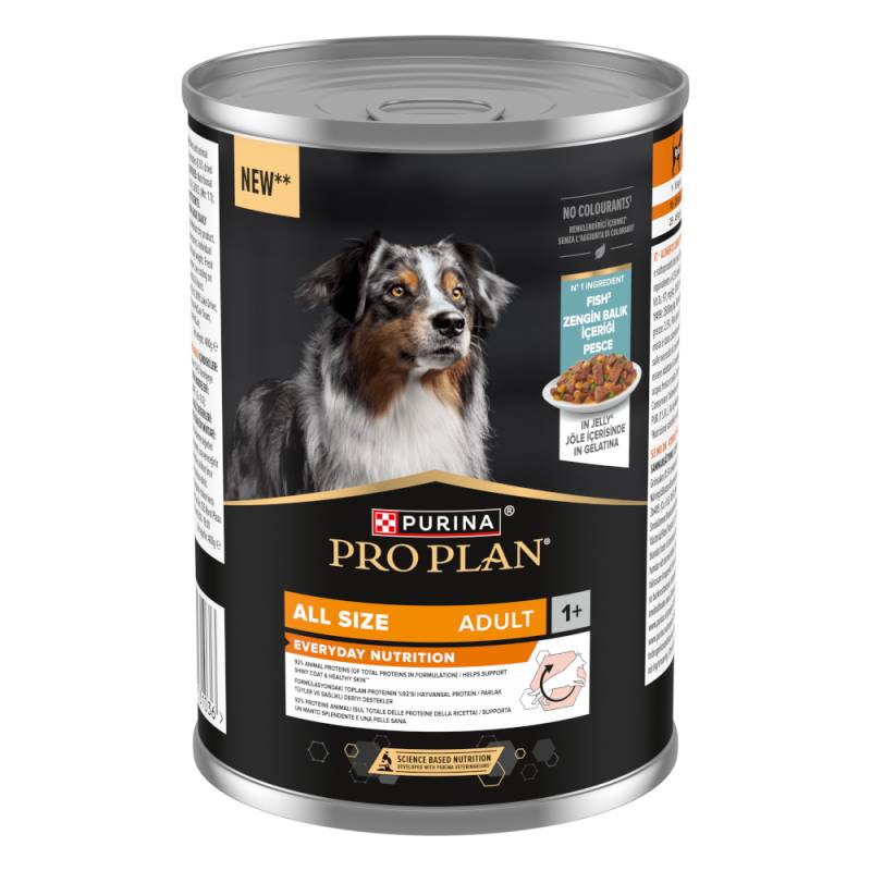 PURINA PRO PLAN All Size Adult Everyday Nutrition in Jelly 12 x 400 g - Fisch PURINA PRO PLAN All Size Adult Everyday Nutrition in Jelly 12 x 400 g - Fisch von Pro Plan