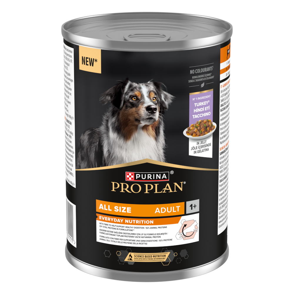 PURINA PRO PLAN All Size Adult Everyday Nutrition in Jelly 12 x 400 g - Truthahn von Pro Plan