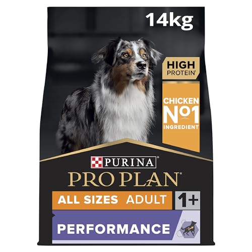 Pro Plan All Size Adult Hund Performance, Hundefutter trocken, reich an Huhn, 1er Pack (1 x 14 kg) von Pro Plan