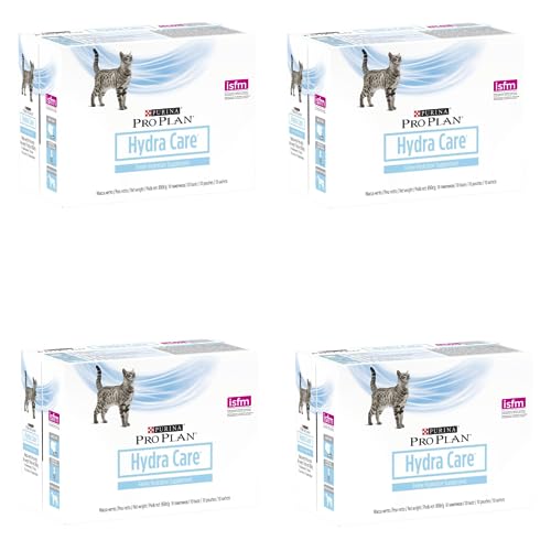 PURINA PRO PLAN Hydra Care Katze | 4er Pack | 4 x 10 x 85 g | Ergänzungsfuttermittel für Adulte Katzen | Kann dabei helfen die Wasseraufnahme zu erhöhen | Im Frischebeutel von Pro Plan