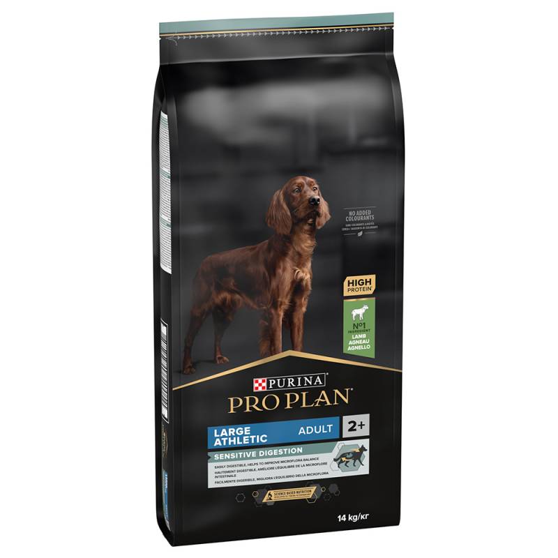 PURINA PRO PLAN Large Adult Athletic Lamm & Reis Sensitive Digestion - Sparpaket: 2 x 14 kg von Pro Plan