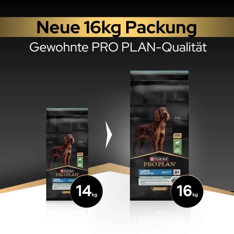 PURINA PRO PLAN Large Adult Athletic Lamm & Reis Sensitive Digestion - 10 kg PURINA PRO PLAN Large Adult Athletic Lamm & Reis Sensitive Digestion - 10 kg von Pro Plan