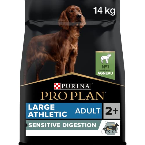 Pro Plan PURINA PRO PLAN Large Athletic Adult Sensitive Digestion, Hundefutter trocken, reich an Lamm, 1er Pack (1 x 14 kg) von Pro Plan