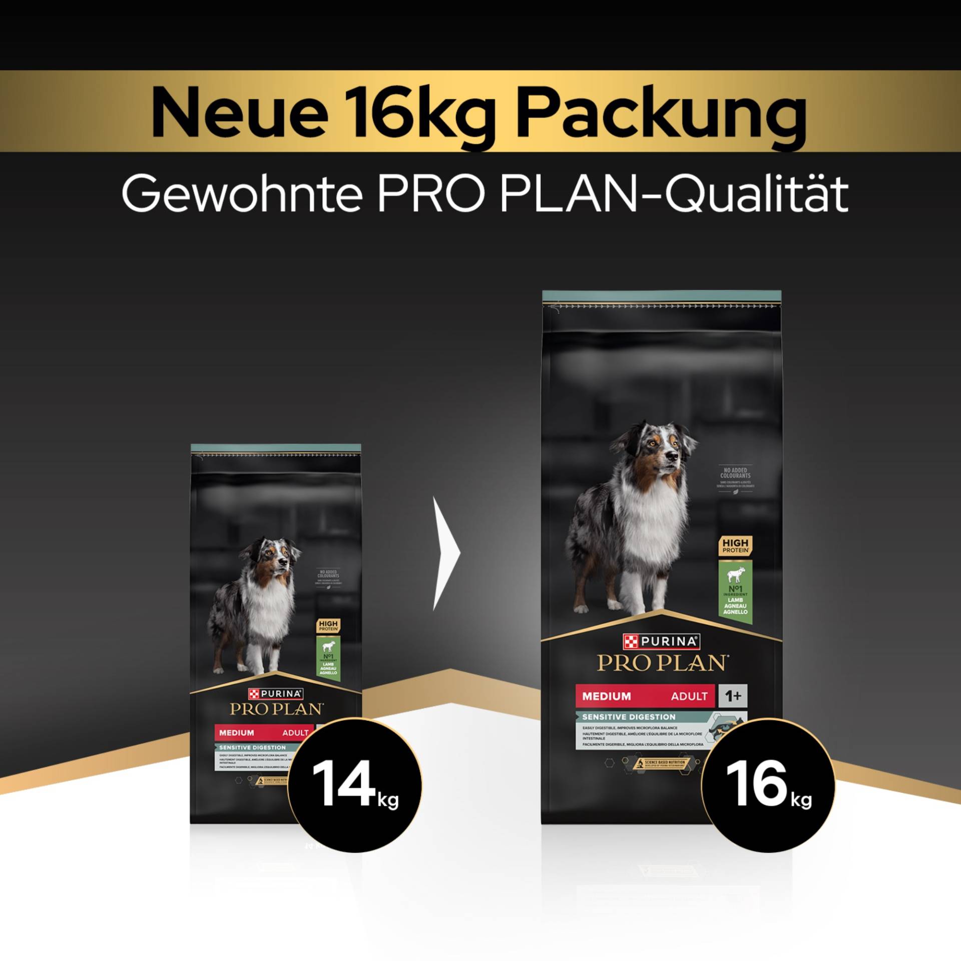 PURINA PRO PLAN Medium Adult Lamm & Reis Sensitive Digestion - 10 kg PURINA PRO PLAN Medium Adult Lamm & Reis Sensitive Digestion - 10 kg von Pro Plan