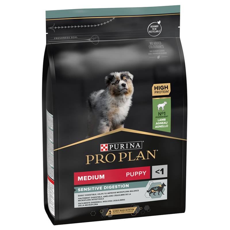 PURINA PRO PLAN Medium Puppy Lamm & Reis Sensitive Digestion - 3 kg von Pro Plan