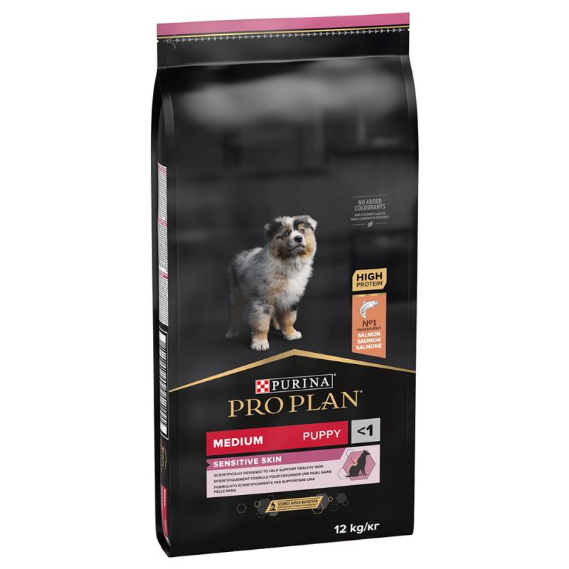 PURINA PRO PLAN Medium Puppy Sensitive Skin - Sparpaket: 2 x 12 kg von Pro Plan