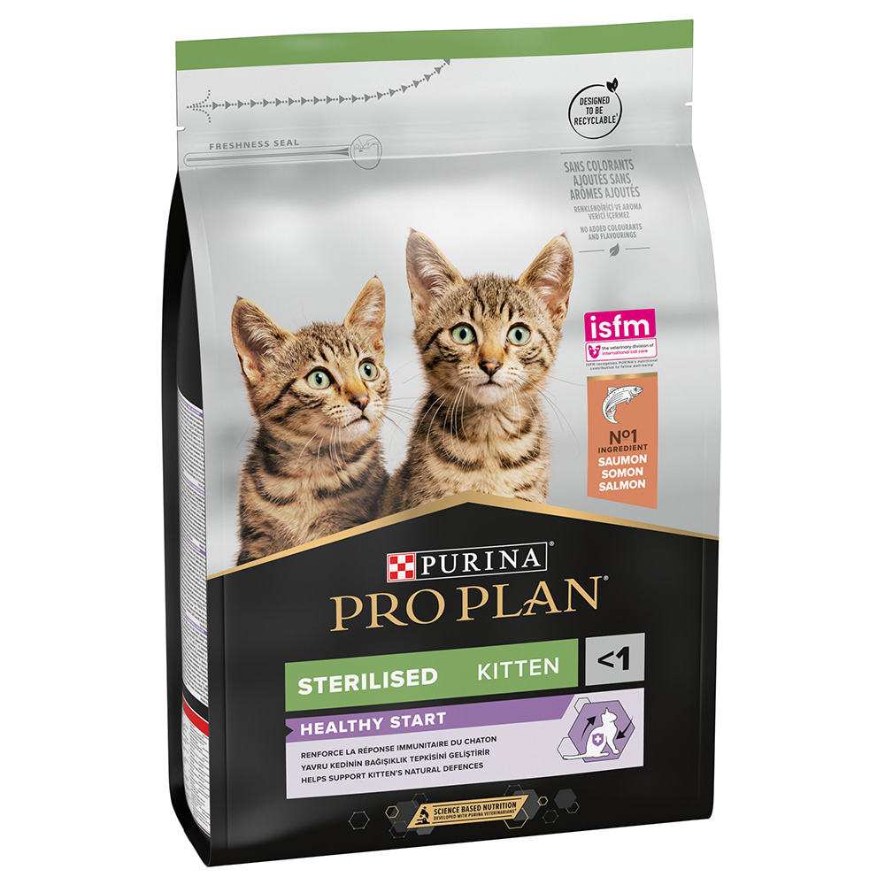 PURINA Pro Plan Sterilised Kitten reich an Lachs - 3 kg von Pro Plan