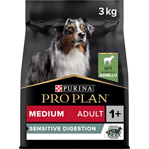PURINA Pro Plan Erwachsener Hund, mittelgroß, mit empfindlicher Verdauung, 3 kg von PURINA
