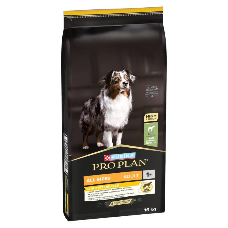 Pro Plan All Sizes Adult Light Sterilised Lamm - 16 kg Pro Plan All Sizes Adult Light Sterilised Lamm - 16 kg von Pro Plan