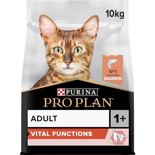 Pro Plan Cat Katzentrockenfutter Adult Lachs 10 kg, 1er pack (1 x 10 kg) von Pro Plan