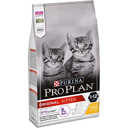 Pro Plan Cat Original Kitten 1-12 Monate OPTISTART Trockenfutter, reich an Huhn, 1er Pack (1x 1,5kg) von Pro Plan