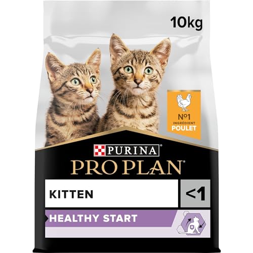 Pro Plan - Original Kitten Huhn für Katzen, 10 kg,Grau T Rot von Pro Plan