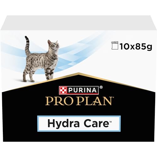 Pro Plan PURINA Hydra Care Katze | 10 x 85 g | Ergänzungsfuttermittel für ausgewachsene Katzen | Kann dabei helfen die Wasseraufnahme zu erhöhen | Im Frischebeutel von Pro Plan