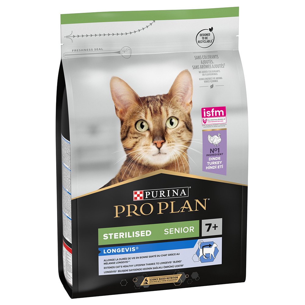 PURINA PRO PLAN Sterilised Senior 7+ Longevis Truthahn - 3 kg von Pro Plan