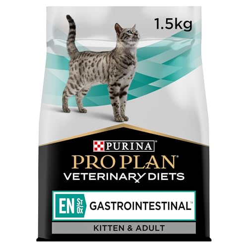 Pro Plan Veterinary Diets EN St/Ox Gastrointestinal | 1,5 kg | Diät-Alleinfuttermittel für ausgewachsene Katzen und Kätzchen | Zur Linderung von Resorptionsstörungen des Darms von Pro Plan